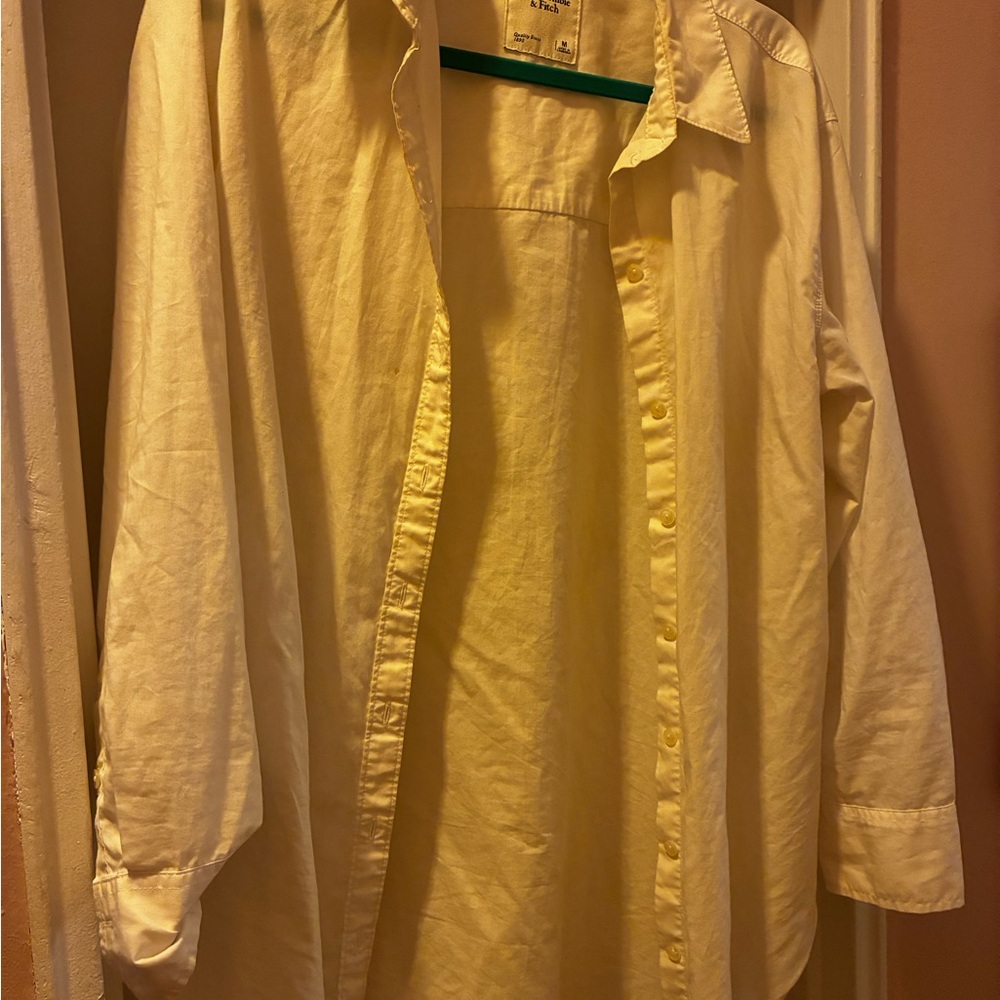 Abercrombie & Fitch Cream Shirt